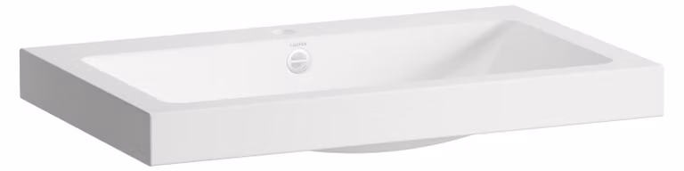 LAUFEN CLASSICS Vasque, rectangulaire, 1 trou pour robinet, avec trop-plein, 800x500x111mm, blanc brillant, H512CL70001041, H512CL70001041