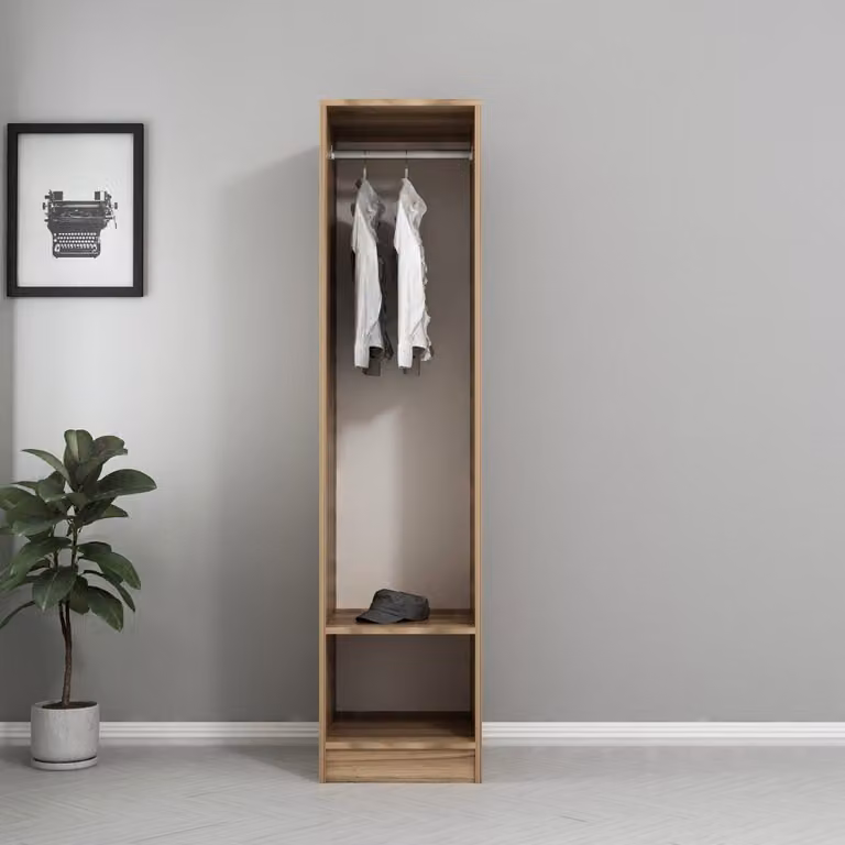 Skye Decor, Kale 190 - Dore, armadio, Dore, 100% PANNELLI DI PARTICELLE RIVESTITI IN MELAMMINA, 45 x 52 x 190 cm