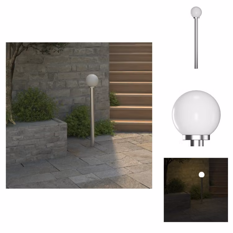 vidaXL Candelabro da giardino a 1 luce 110 cm - Illuminazione esterna