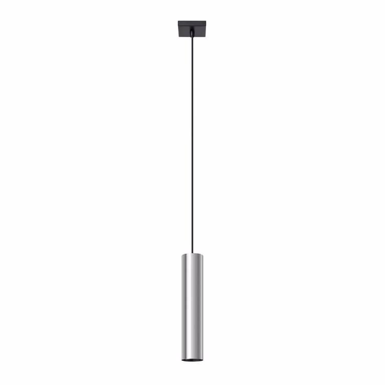 Lampada a sospensione LAGOS 1 cromo 1xGU10 10W acciaio 100x8x8cm Sollux Lighting