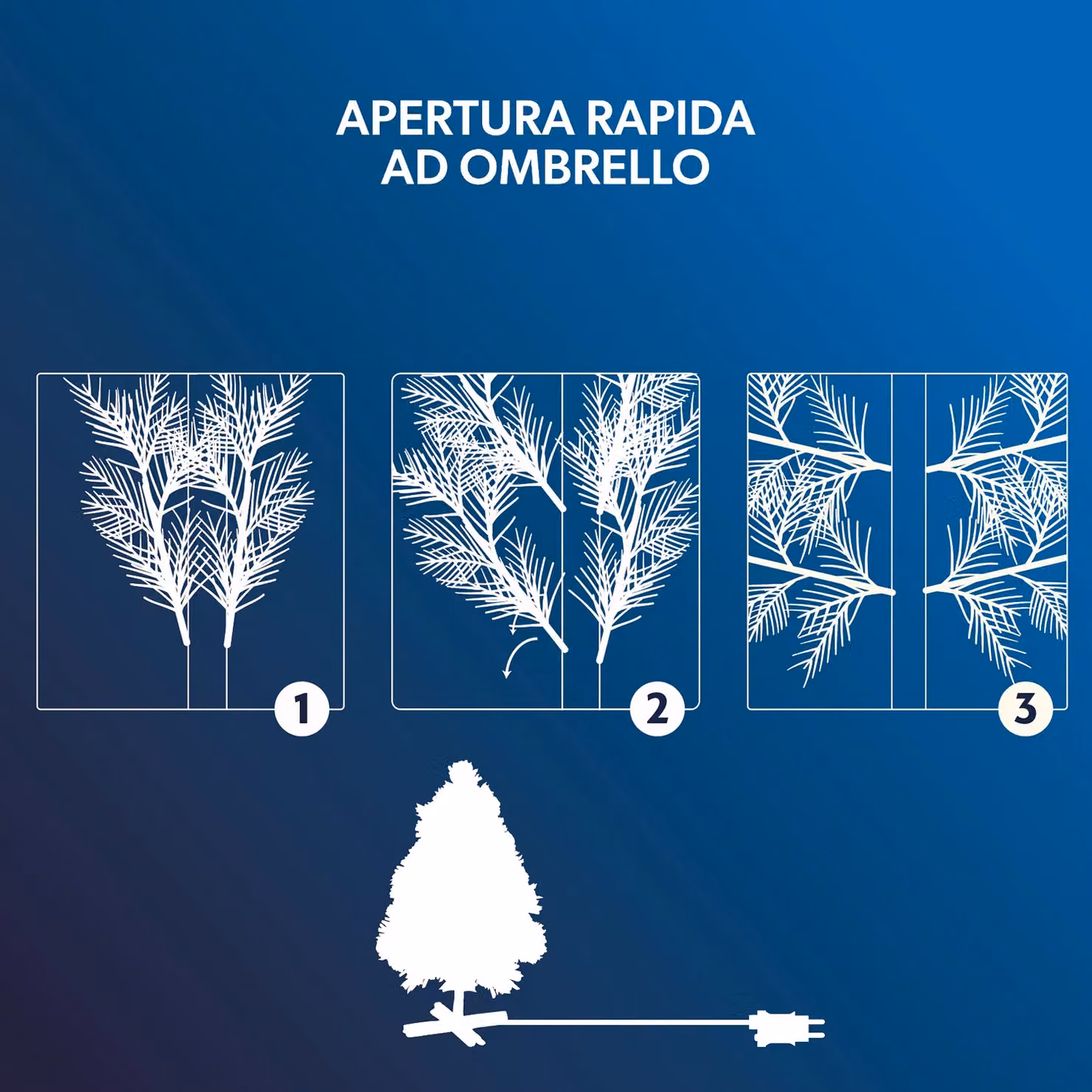 Albero di Natale Luminoso Sirino DICTROLUX Verde con 350 LED Bianco Caldo, Pigne e Bacche, H 180 cm, Diametro alla base: 102 cm – 4