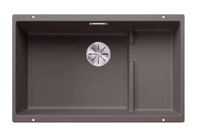 Blanco Subline 700 - Lavello in Silgranit, 730x460 mm, tecnologia InFino, colore grigio 527355