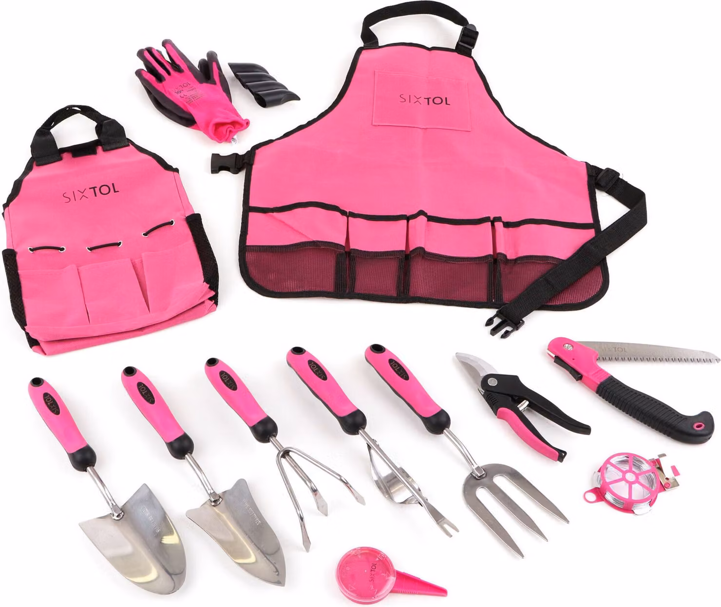 Set di attrezzi da giardino Sixtol GARDEN PINK 12