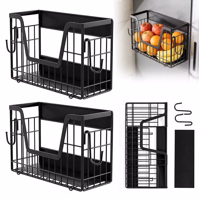 Cesto magnetico per frutta - Ripiano magnetico per frigorifero