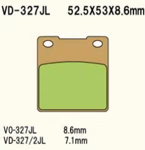 Vesrah Pastiglie Freno Vd-327/2Jl
