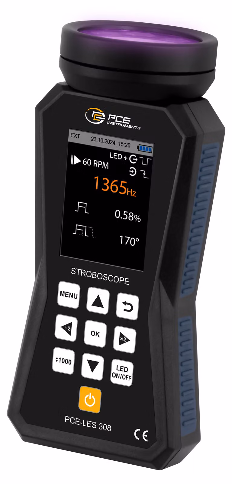 PCE Instruments, stroboscopio UV, modello PCE-LES 308UV-365