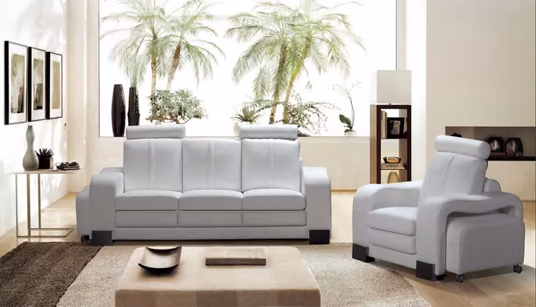 Sofagarnitur Polster Sofa Couch Sitz Set 3+2 Sitzer Couchen Sofas Leder