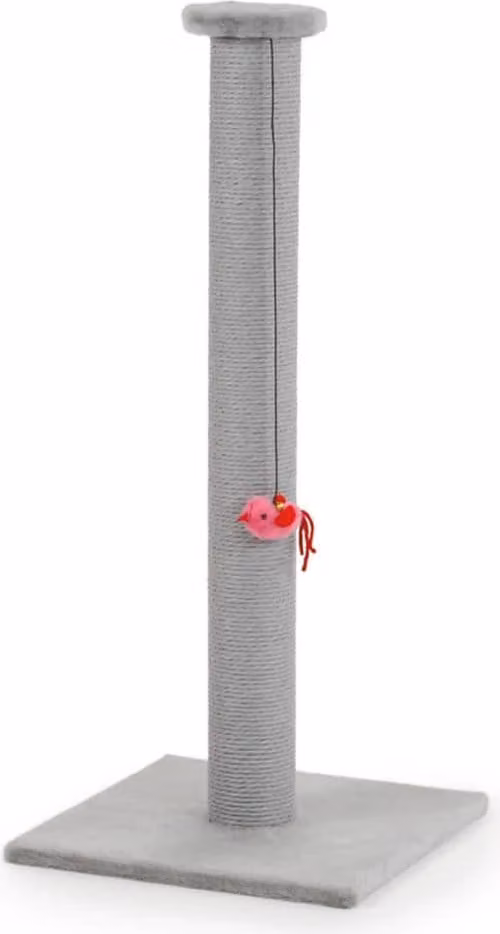 Beeztees tiragraffi per gatti Figo XL 40x40x90 cm grigio 408815