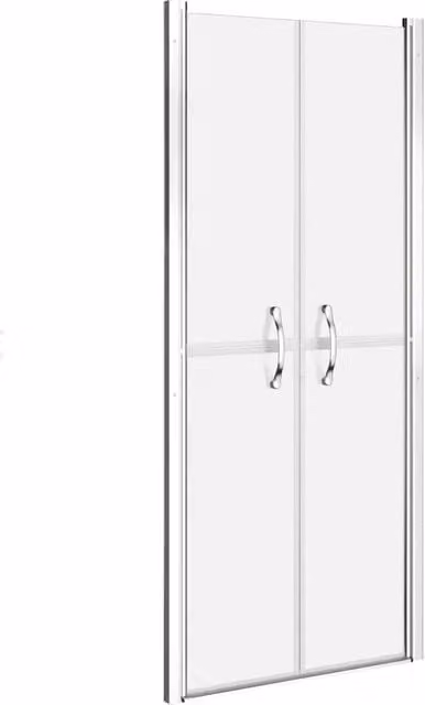 Cabina doccia rettangolare ESG in vetro satinato bianco L: 91 cm, H: 190 cm