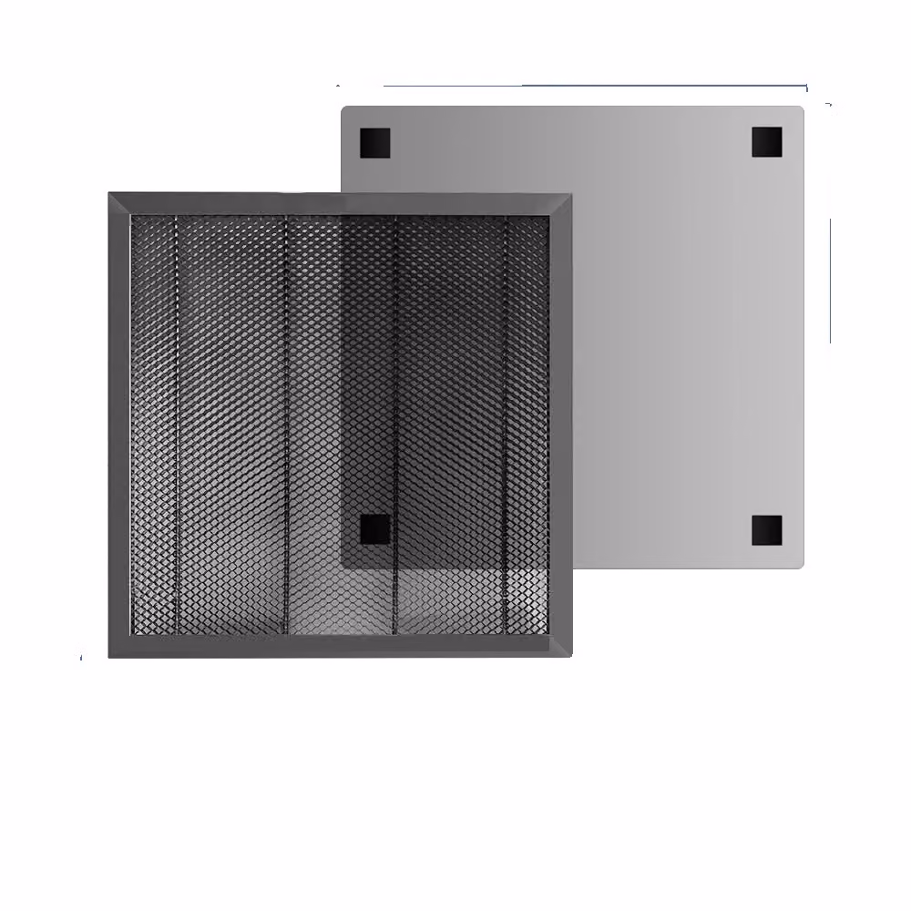Banco da lavoro a nido d'ape, compatibile con macchine da taglio laser, design robusto, set di banchi da lavoro430x400x22mm