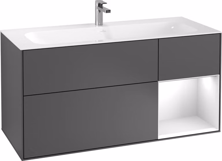 Villeroy & Boch V&B FINION mobile da bagno 1196x591x498 Reg anth ma/bl ma