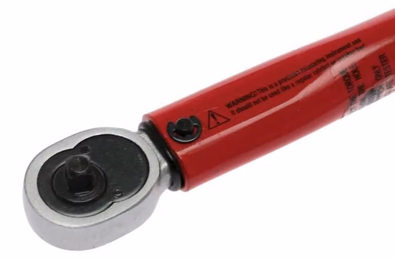 Chiave dinamometrica da 1/4", 5-25 Nm, con attacco, per manutenzione e riparazione