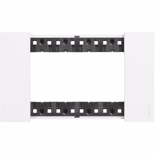 Placca Bticino Living Now 4 Moduli colore bianco KA4804KW