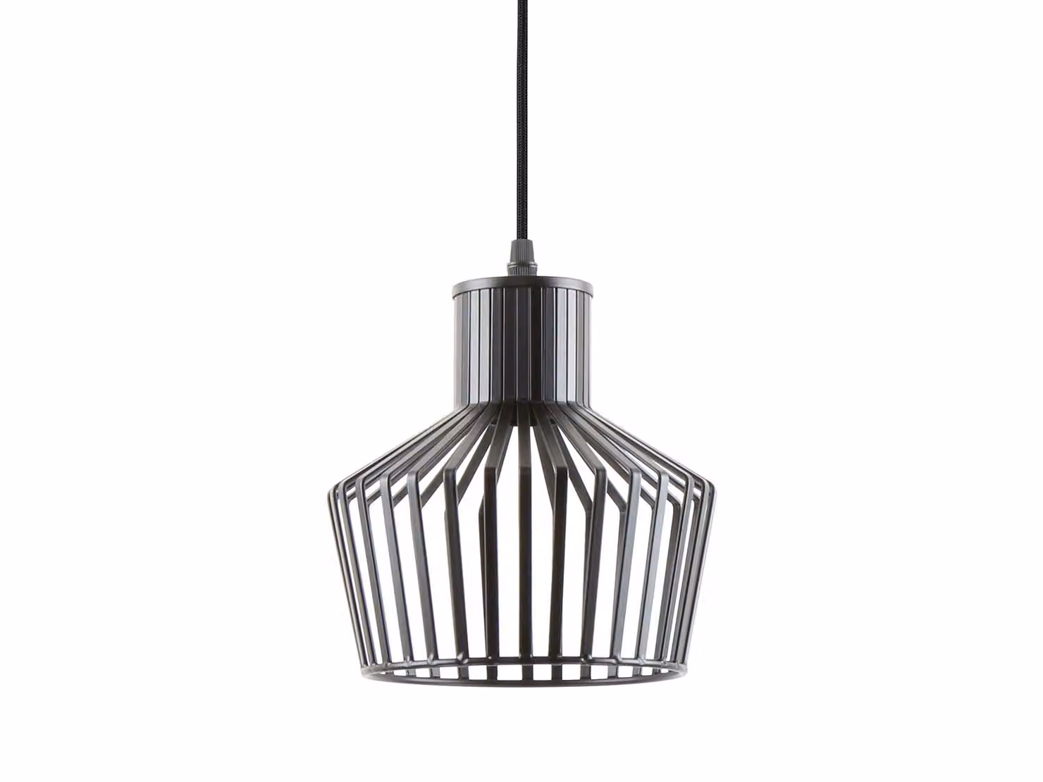 Lampada a sospensione con paralume in metallo, LIGNES, 120 cm