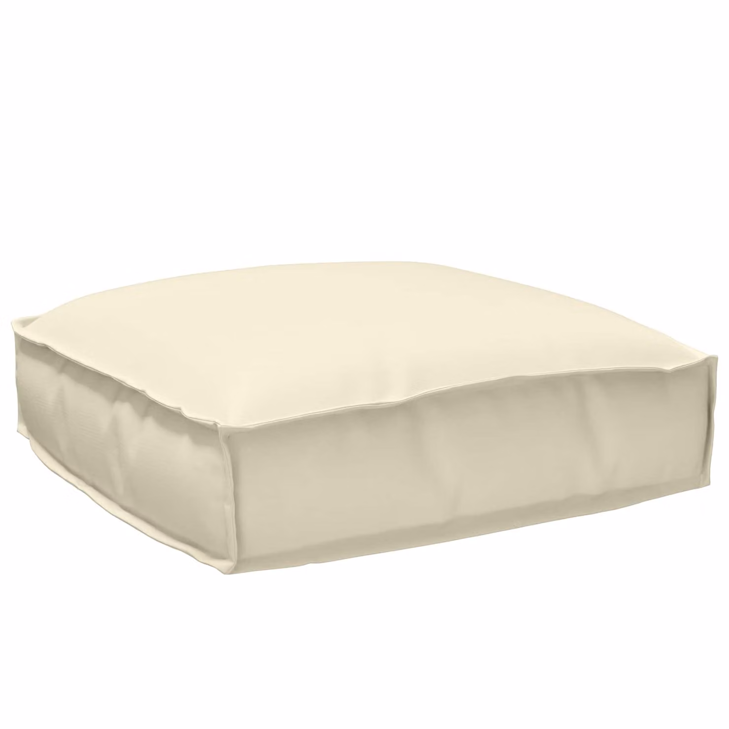 Cuscino Quadrato vidaXL in Tessuto Oxford Beige Idrorepellente L: 50 cm, P: 50 cm, H: 12 cm