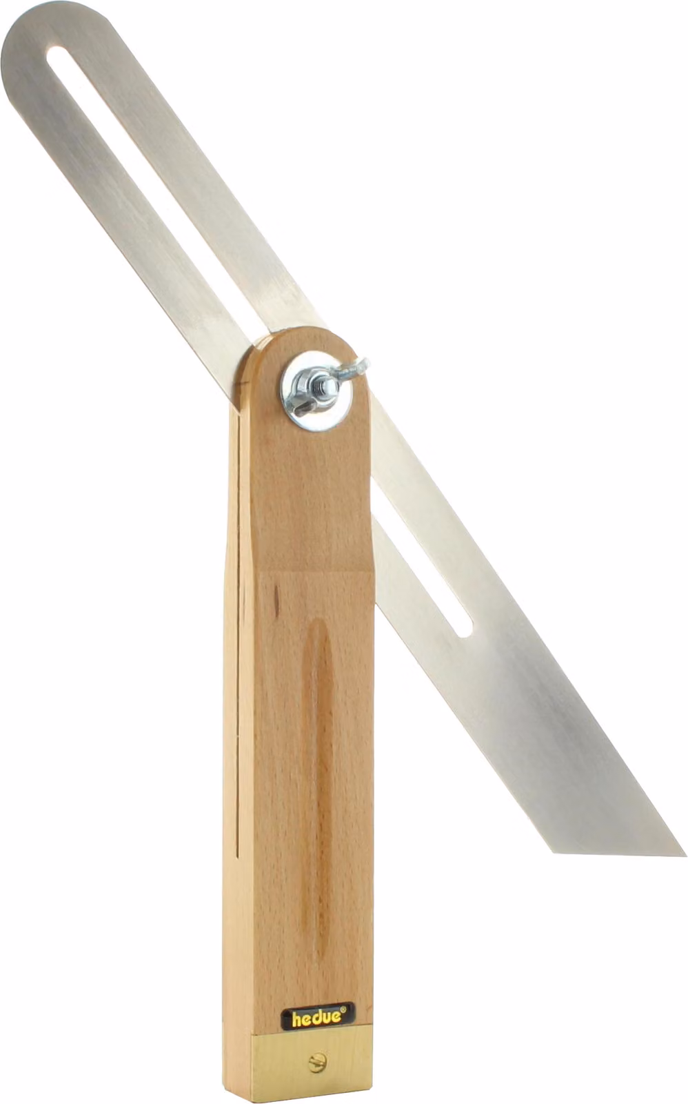 Modanatura da falegname in faggio 300 mm con raccordo in ottone