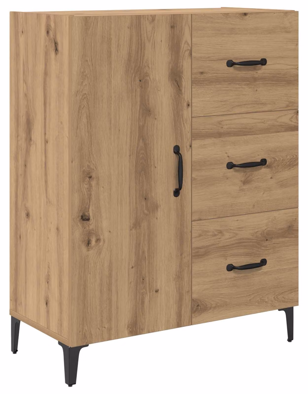 Credenza Rovere artigianale 69,5 x 34 x 90 cm Legno multistrato