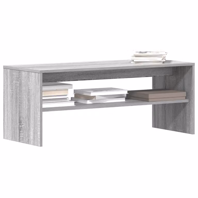 Mobile Porta TV Moderno vidaXL in Legno Grigio, L 100 x P 40 x H 40 cm