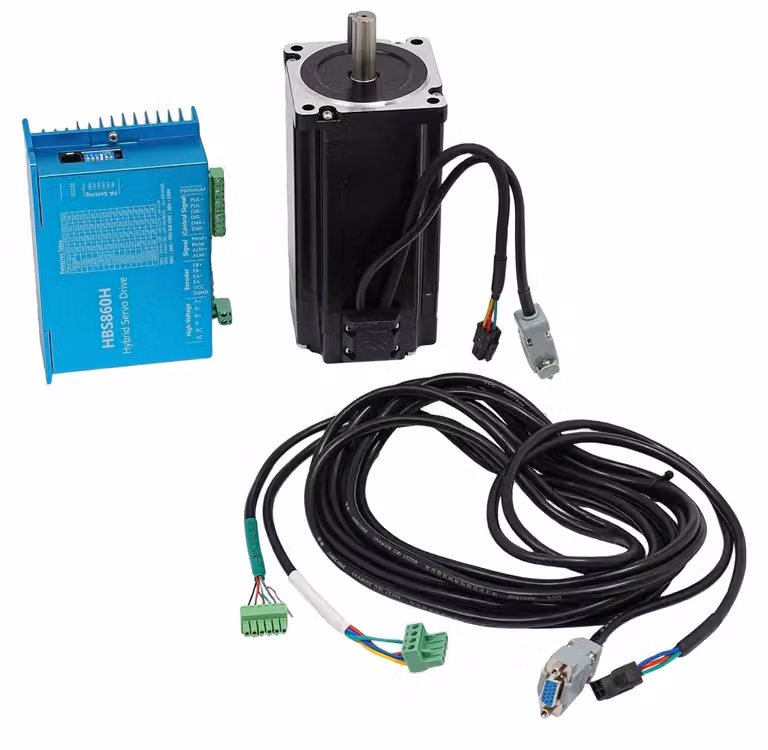 Motore passo-passo, driver HBS860H, elevata coppia, 24V
