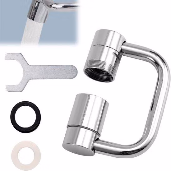 Dailygoods - Estensione rotante per rubinetto con aeratore flessibile