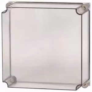Coperchio Eaton, grigio fumo trasparente, A x L x P = 375 x 375 x 150 mm 081274