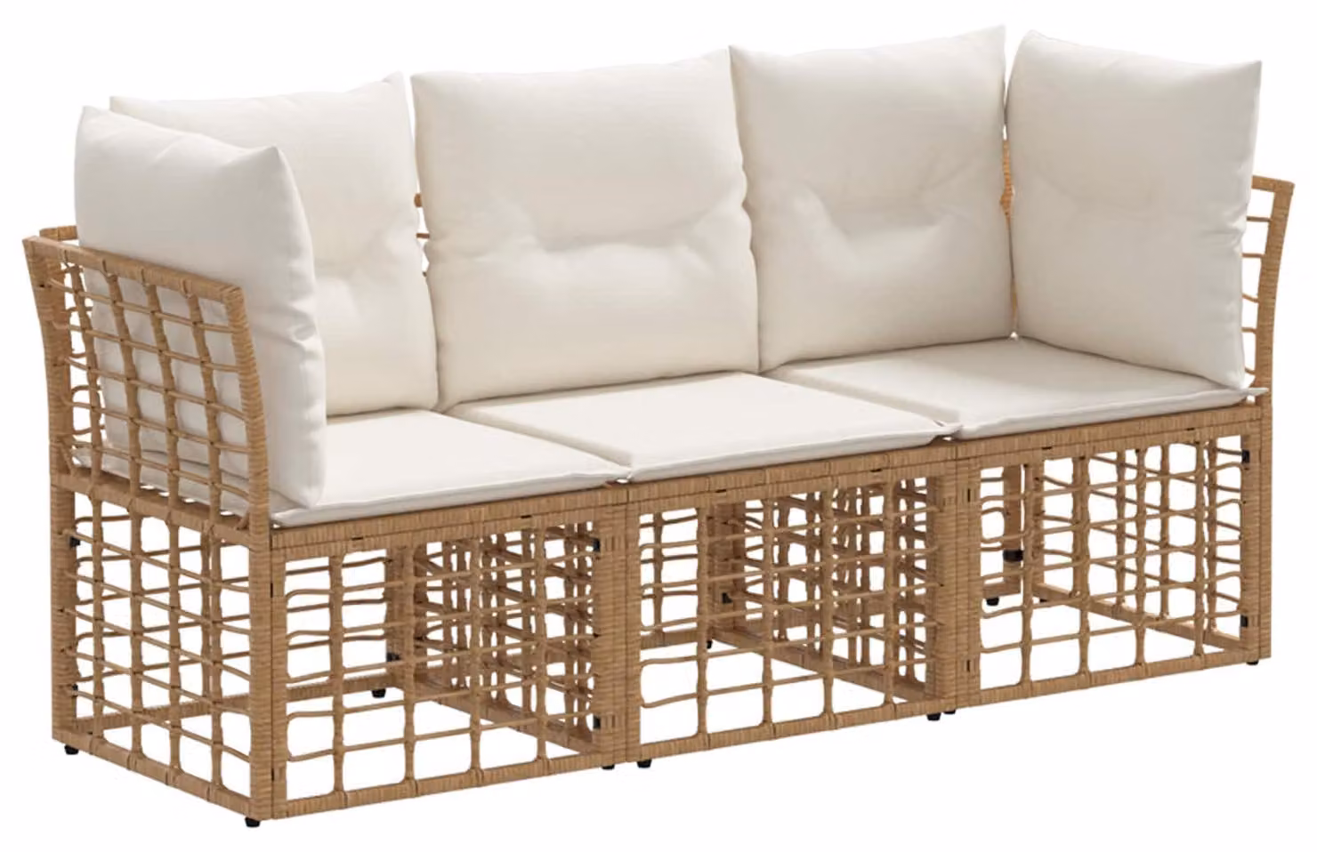 Set di divani da esterno Naturale Poliestere
