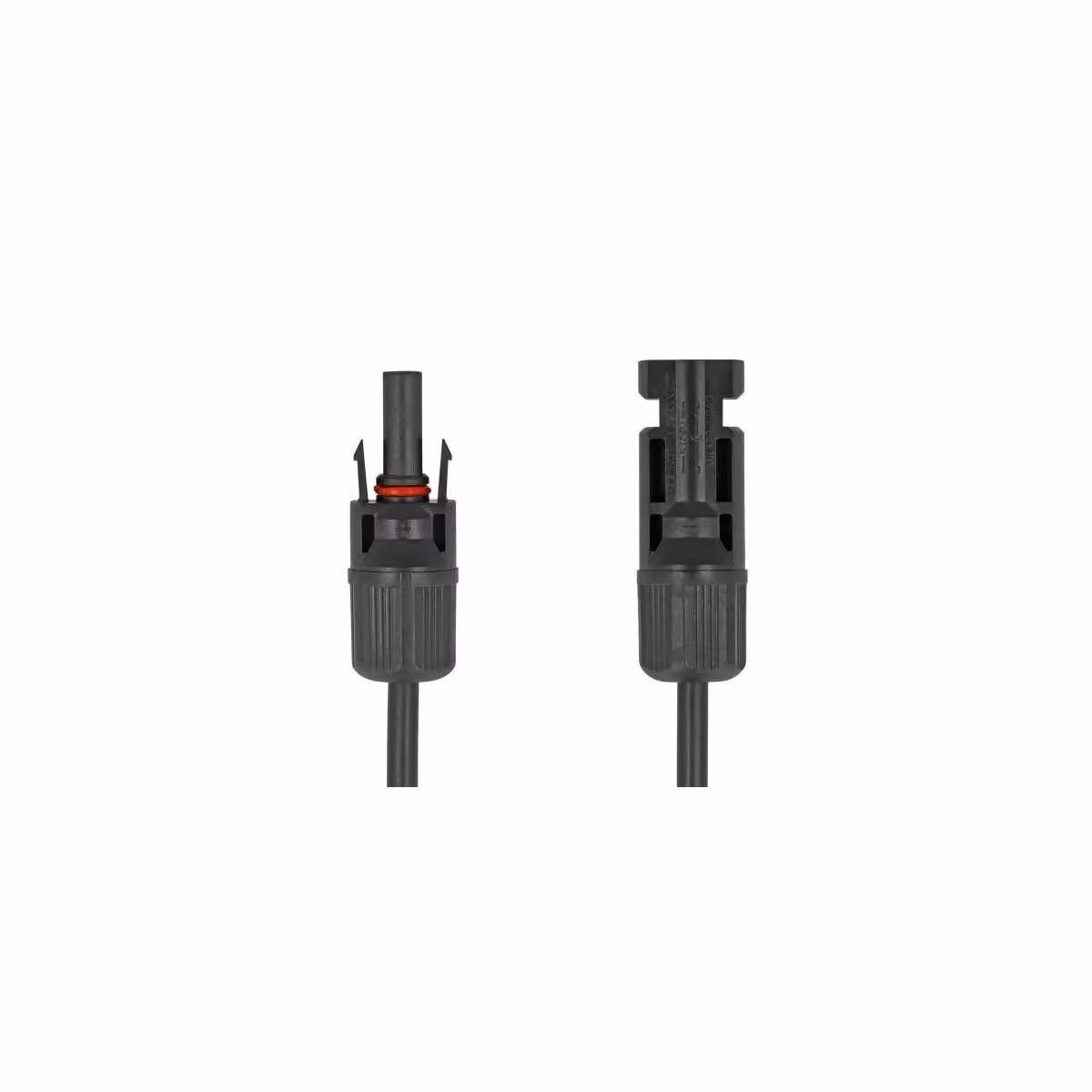 DELOCK  DL4 Solar Kabel 6 mm  Stecker zu Buchse 5 m schwarz