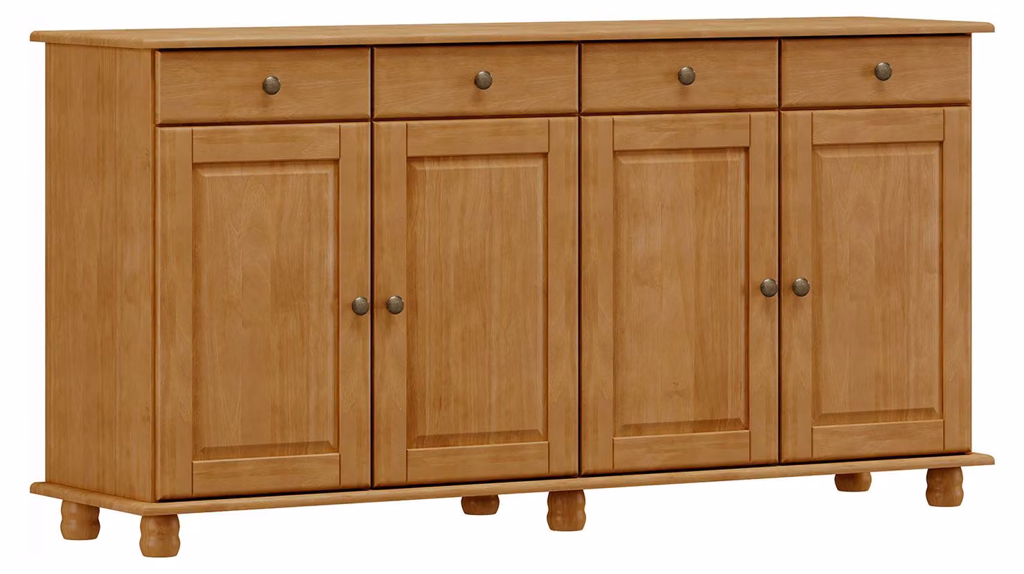 Credenza 4 ante + 4 cassetti rovere RUBI