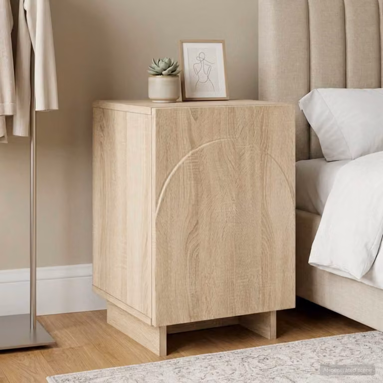 vidaXL Comodino Rovere Sonoma 33,5 x 34,5 x 50 cm Legno ingegnerizzato