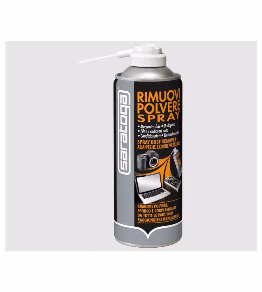 Rimuovi Polvere Spray 400 ml - Bomboletta ad Alta Pressione per Pulizia