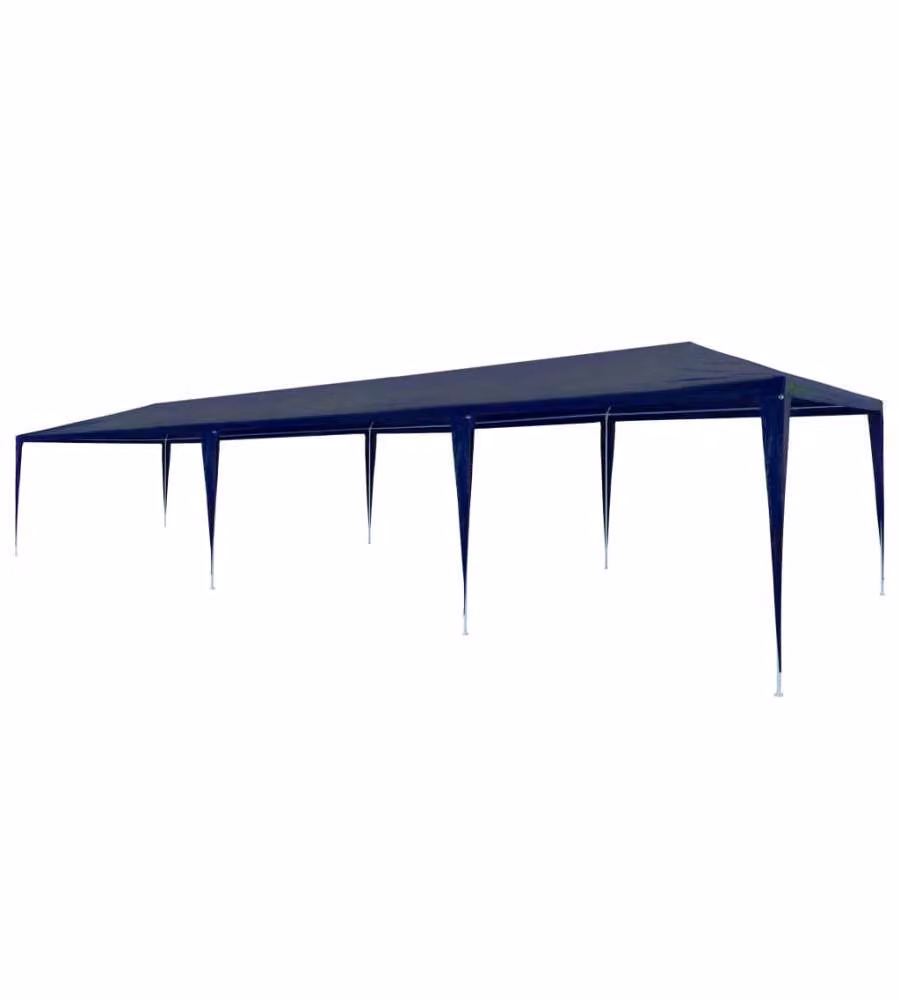 Tendone per Feste 3x9 m in PE Blu