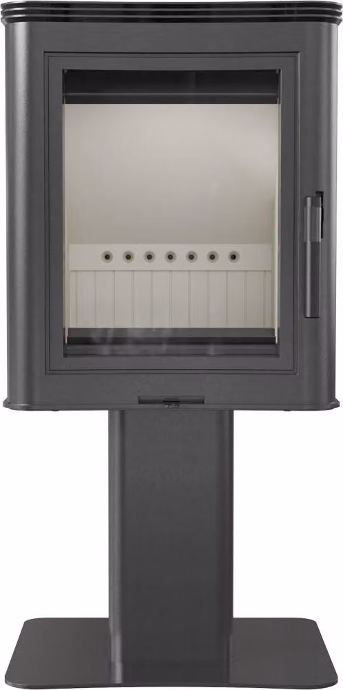 KRATKI K5 Ø 150 7 kW stufa con base a colonna in acciaio