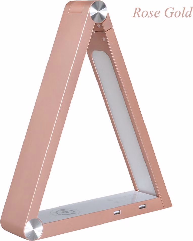 Lampada da tavolo a LED Rose Gold Consumo economico, 6 watt. Dimmerabile e regolabile nel colore! A+