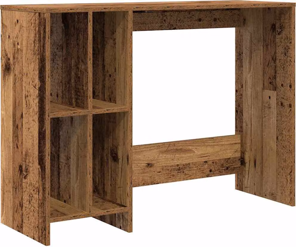 Scrivania Legno Antico 102,5x35x75 cm in Legno Multistrato