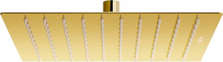 Mexen Slim soffione doccia 25 x 25 cm, oro - 79125-50