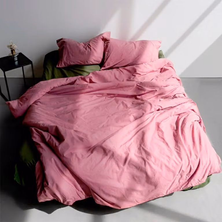 HappyFriday Copripiumino Basic Magenta 200 x 200 cm