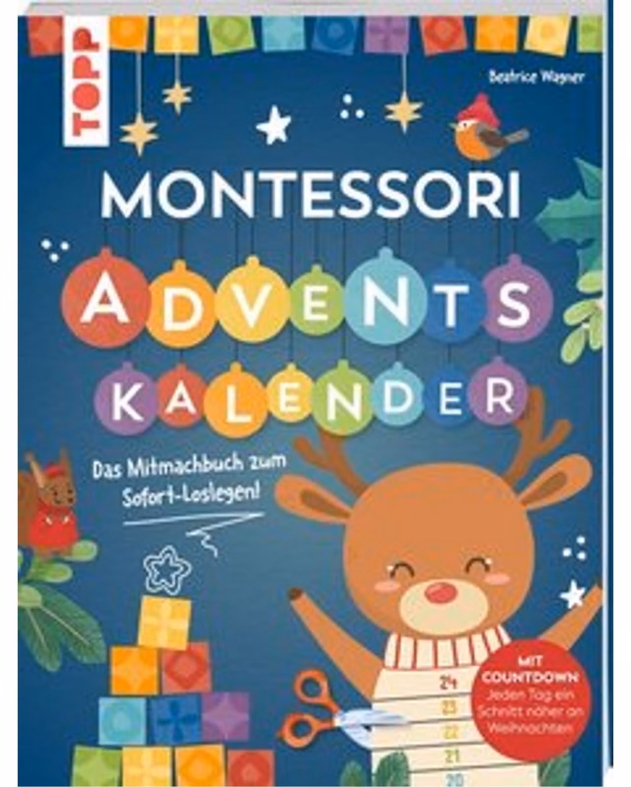 Calendario dell'Avvento Montessori: con conto alla rovescia per il Natale e 24 pagine chiuse