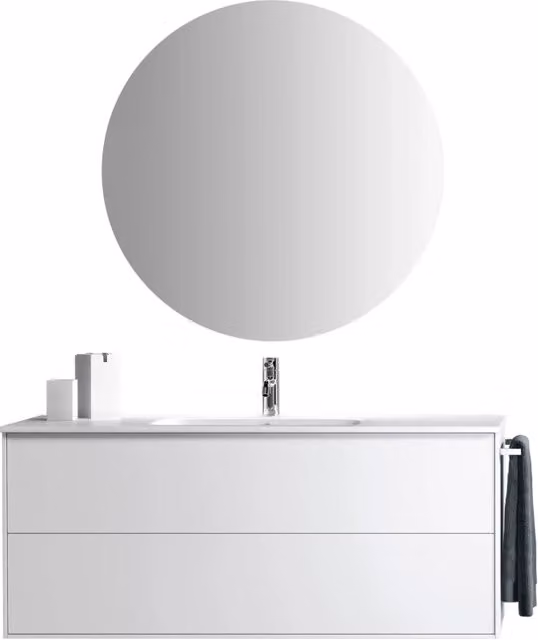 Composizione 4 pezzi IGEA bianco opaco_121x46,5x190