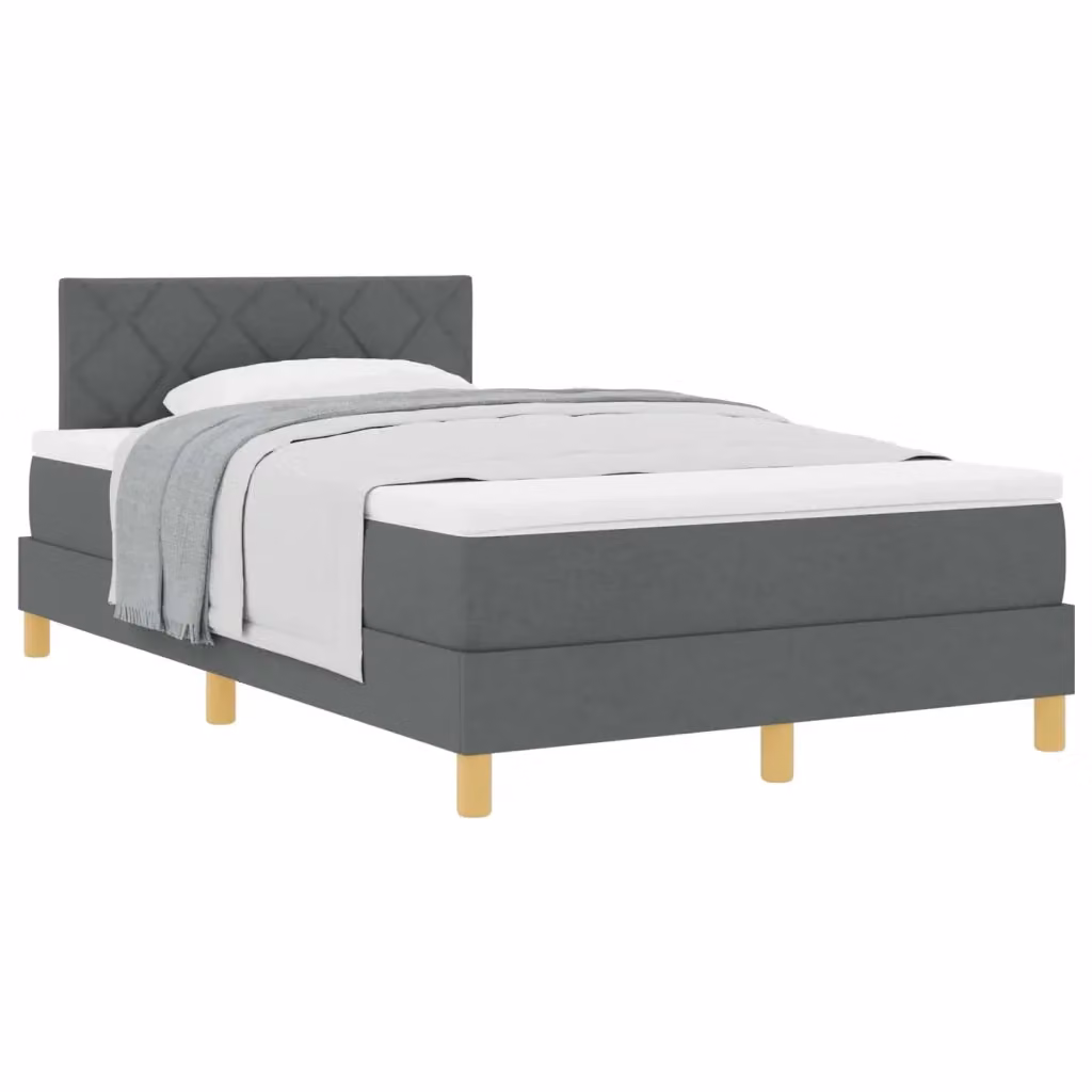 Letto ibrido con struttura imbottita vidaXL Grigio L: 120 cm, P: 200 cm, H: 280 cm – 2