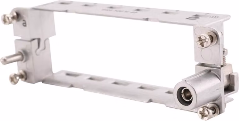 Telaio angolare HARTING, serie 24B, con connettore femmina, per 6 moduli, sezione PE da 1 mm² - 2,5 mm² / 4 mm² - 10 mm²