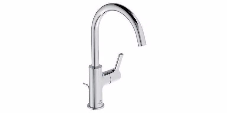 Miscelatore IS per lavabo JOY, bocca di erogazione, scarico, uscita 169 mm, cromo