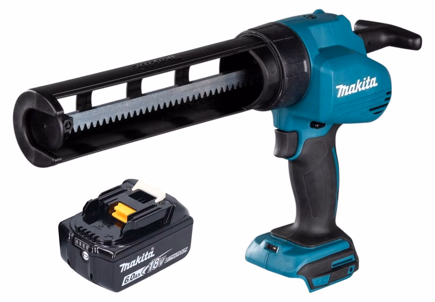 Pistola a cartuccia a batteria Makita DCG 180 G1 18 V + 1x batteria ricaricabile 6,0 Ah - senza caricabatterie