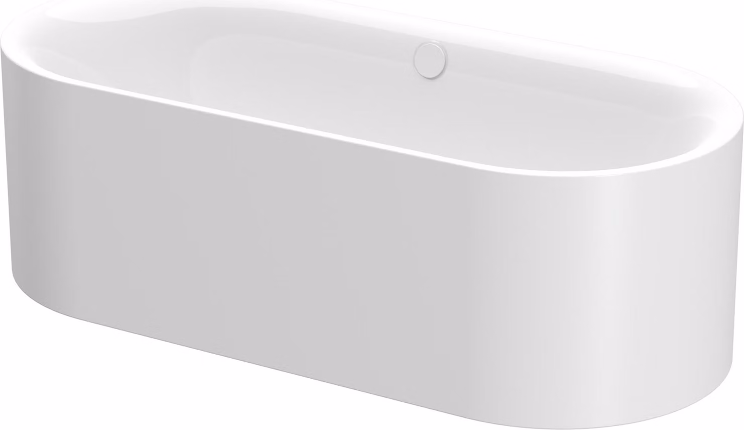 BetteLux Ovale Silhouette Baignoire îlot, en pose libre, 2 inclinaisons du dossier, 1800x800x450mm, 3466-000CFXXS, 3466-000CFXXS
