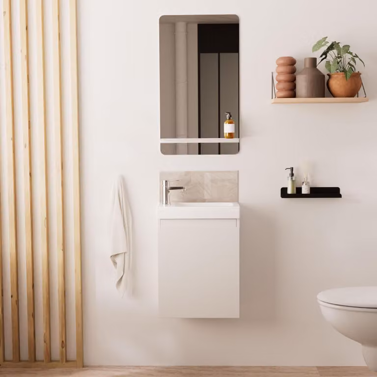 Mobile lavabo LISA + mensola a specchio