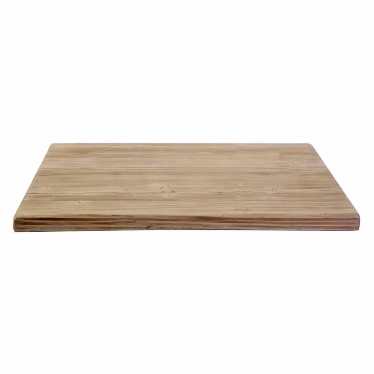 Top tavolo per esterno in resina naturale beige VACCHETTI L/P/H: 70 x 70 x 3 cm