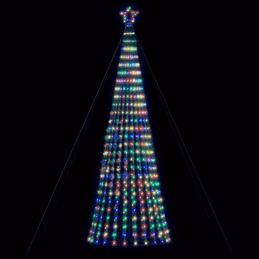Albero di Natale a LED vidaXL multicolore con 1028 LED, Altezza: 403 cm