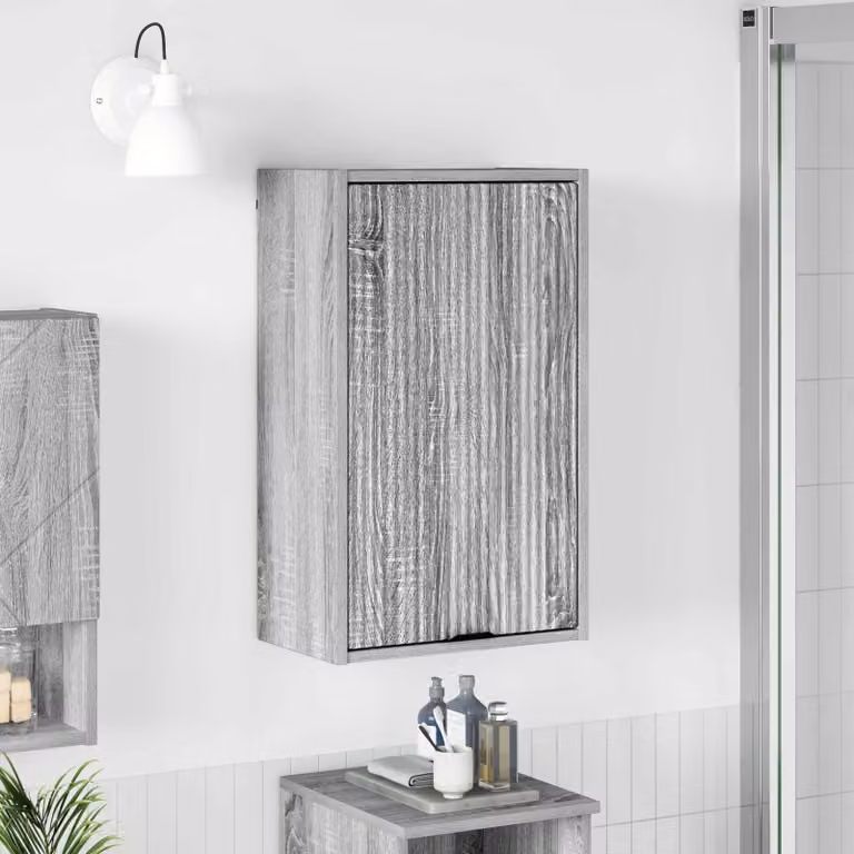 Mobile da bagno moderno vidaXL Grigio Sonoma L/P/H: 39 x 23,5 x 65 cm