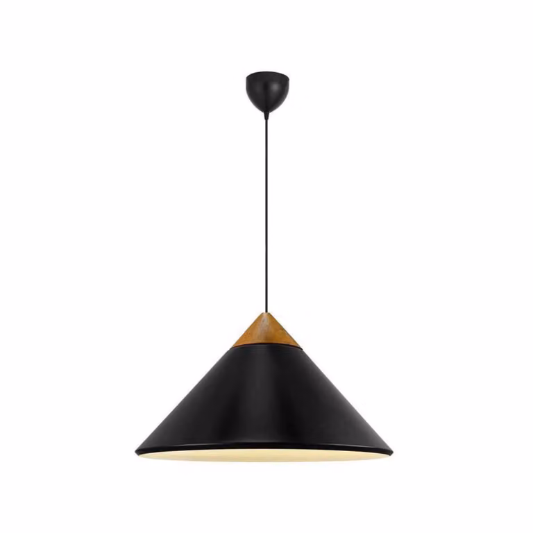 DFTP by Nordlux Lampada a sospensione Kinto, dimmerabile, Nero, Soggiorno / Sala da pranzo, Metallo, Scandinavo, Lampada a sospensione