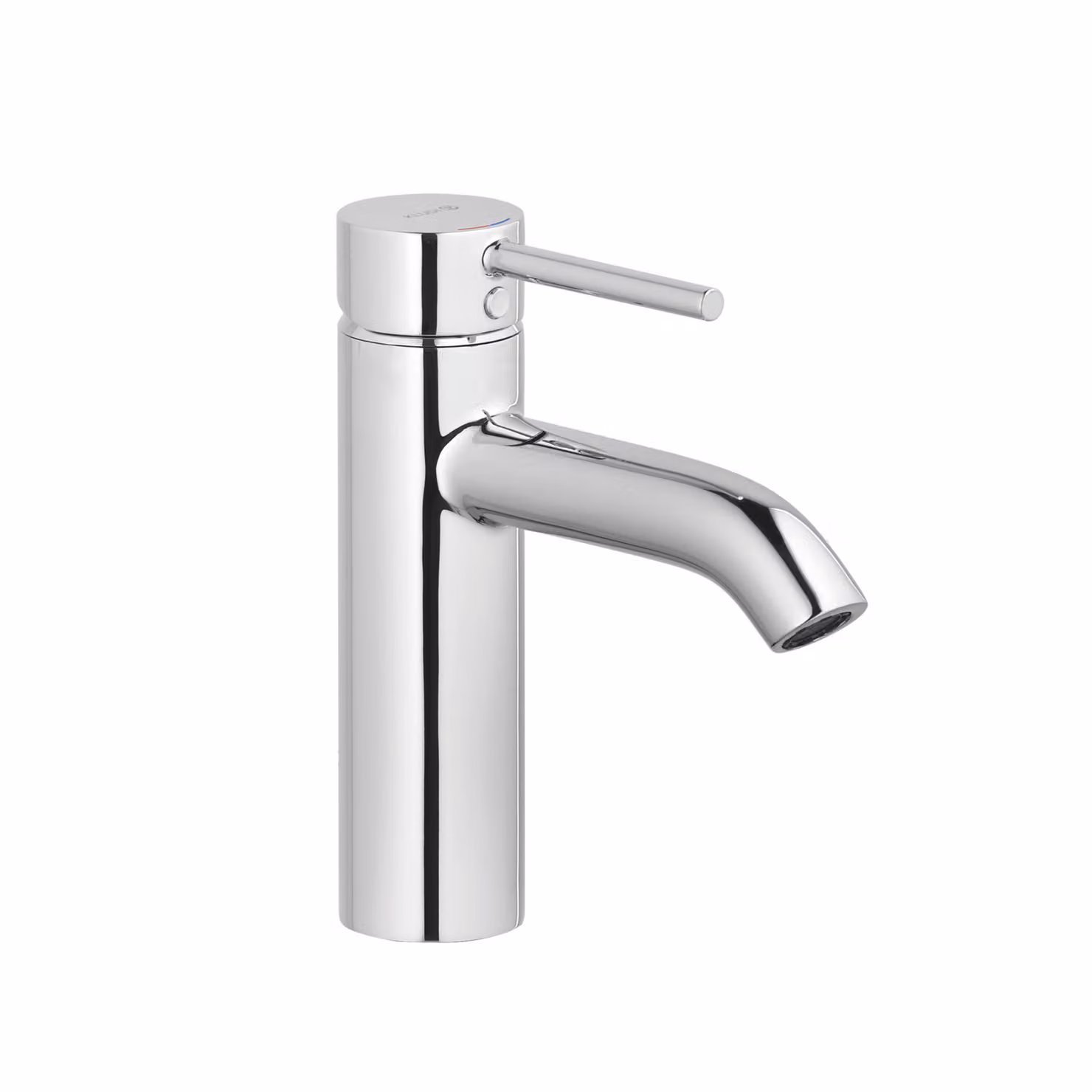 KLUDI BOZZ Mitigeur monocommandé pour lavabo, hauteur d'écoulement 100mm, sans garniture d'écoulement, 382820576, 382820576