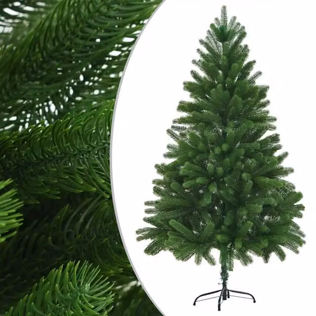 Albero di Natale Artificiale Realistico con Punte 210 cm Verde 246400
